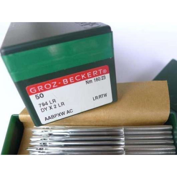 Игла Groz-Beckert 794LR, DYx2LR №200 для кожи на экстратяжелые машины 10 шт/уп