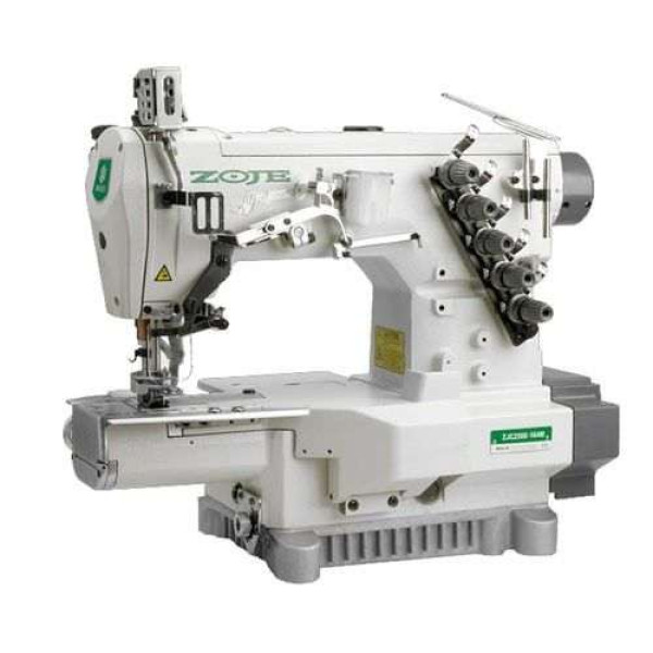Zoje ZJC2521-156M-BD-D3 розпошивальна машина з циліндричною платформою, автоматикою і підрізуванням краю матеріалу