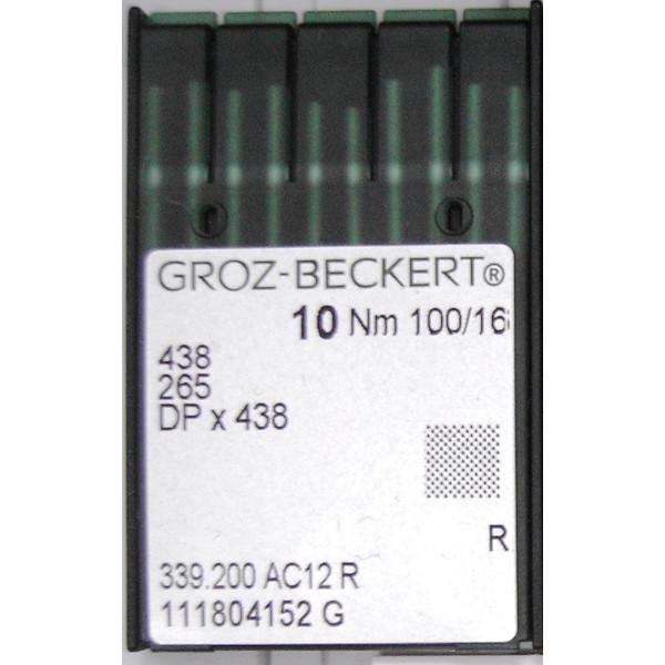 Голка Groz-Beckert 438/265/DPX438 Упаковка 10шт