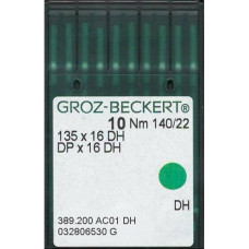 Голка Groz-Beckert 135x16DH, DPx16DH для шкіри 10 шт/уп