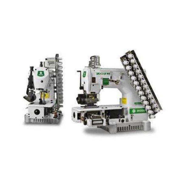 Zoje ZJ1414-100-403-601-12064 Дваннадцятиголкова машина ланцюгового стібка з циліндричною платформою