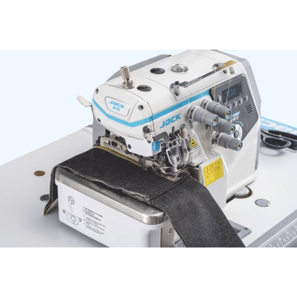 Jack JK-C7-5-M03/233 промисловий п'ятинитковий оверлок автомат із датчиком наявності матеріалу ціна