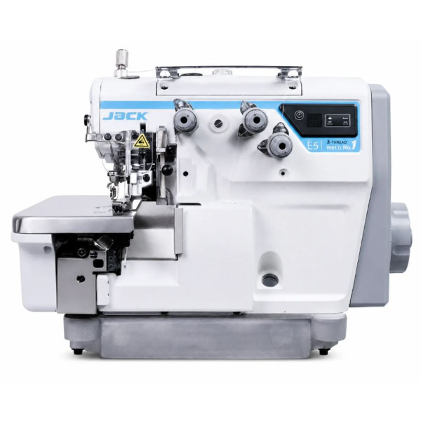 JACK E5-3-32R2/223 тринитковий енергозберігаючий оверлок з прямим приводом роликового шва