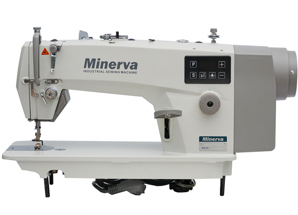 Minerva M818-JDE одноигольная прямострочная швейная машина цена